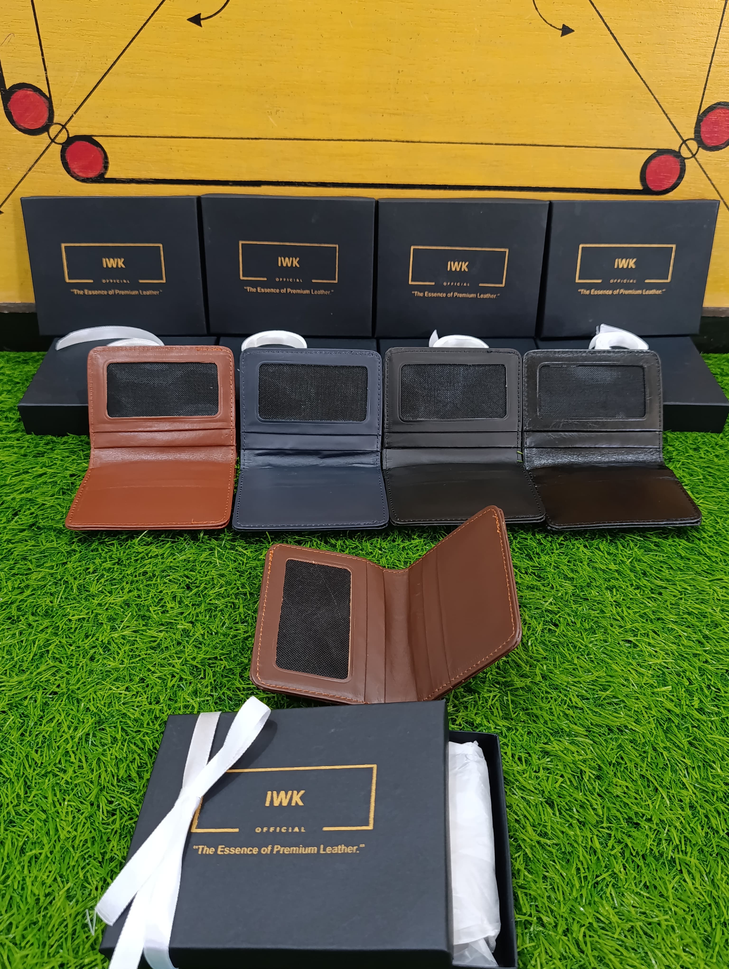 Pocket Ease: smart card holder  100% Genuine Leather