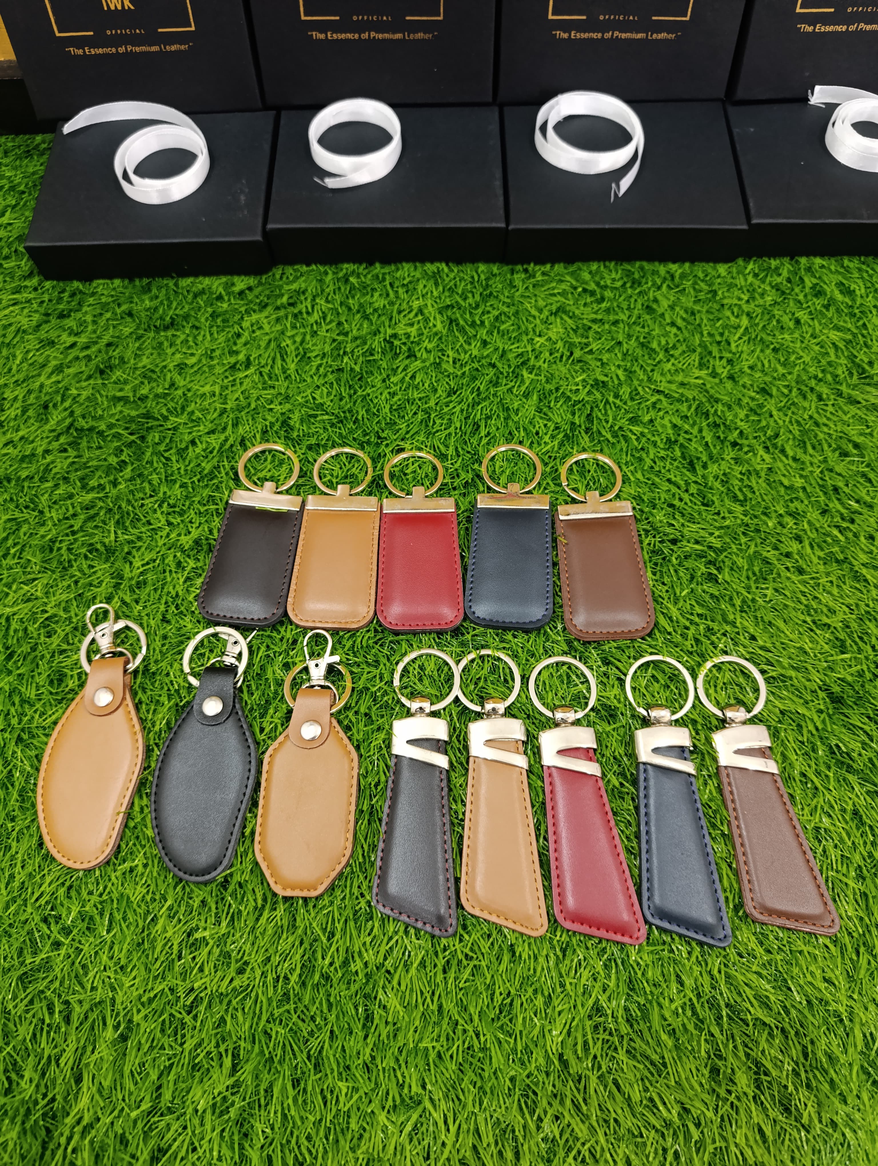 Key Aura:- Pack of 3 Luxury keys (Premium Finishing with 100% Genuine Leather)